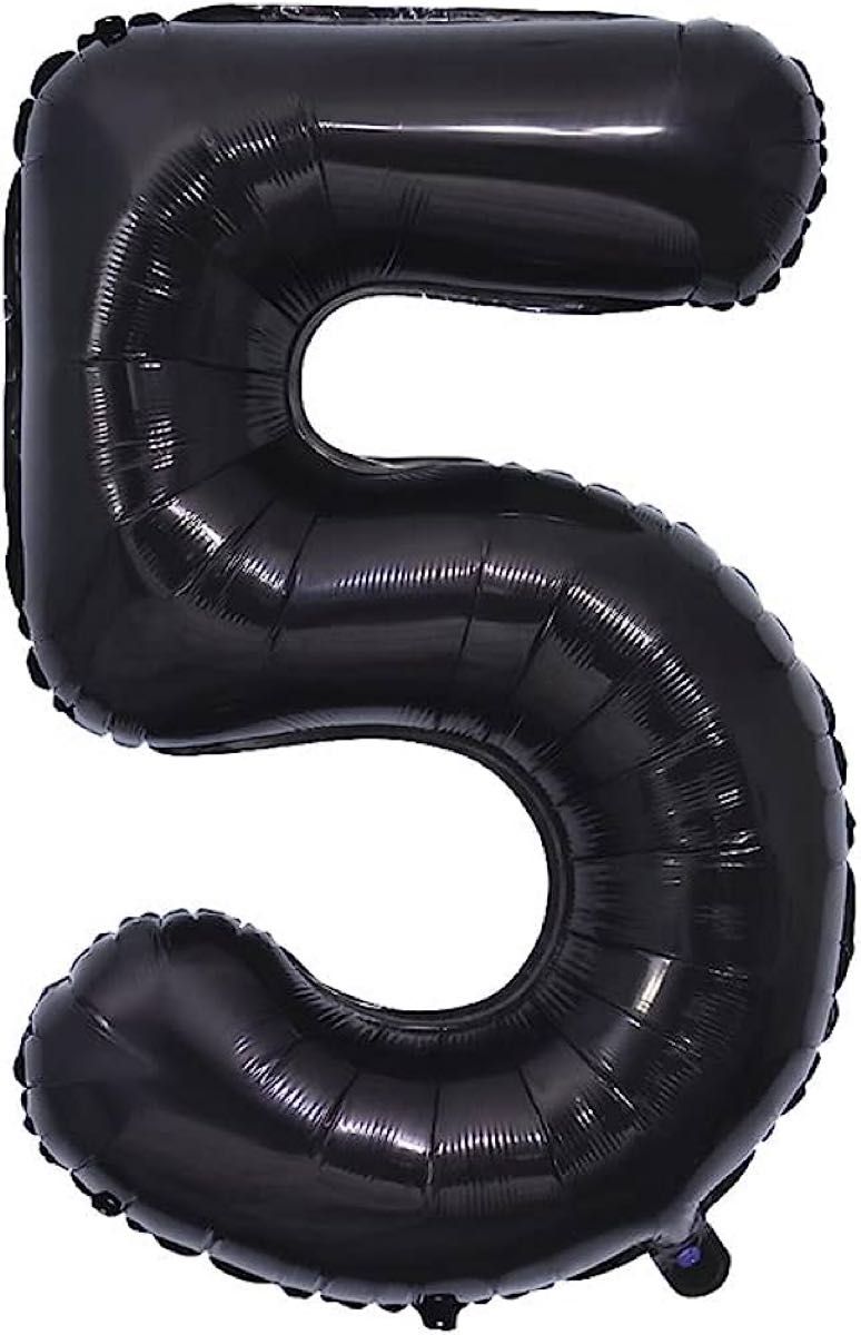数字5 黒色 誕生日 バルーン パーティー 飾り風船 デコレーション装飾 大きい バルーン 記念日 子供 大人兼用 バースデー