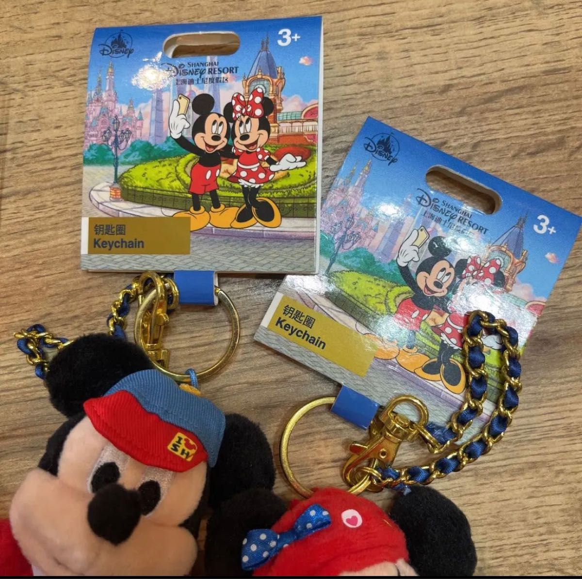 ミッキー ミニー ぬいぐるみバッジ 上海ディズニー ぬいぐるみ ミッキー ミニー ぬいぐるみバッジ 上海ディズニー ぬいぐるみ