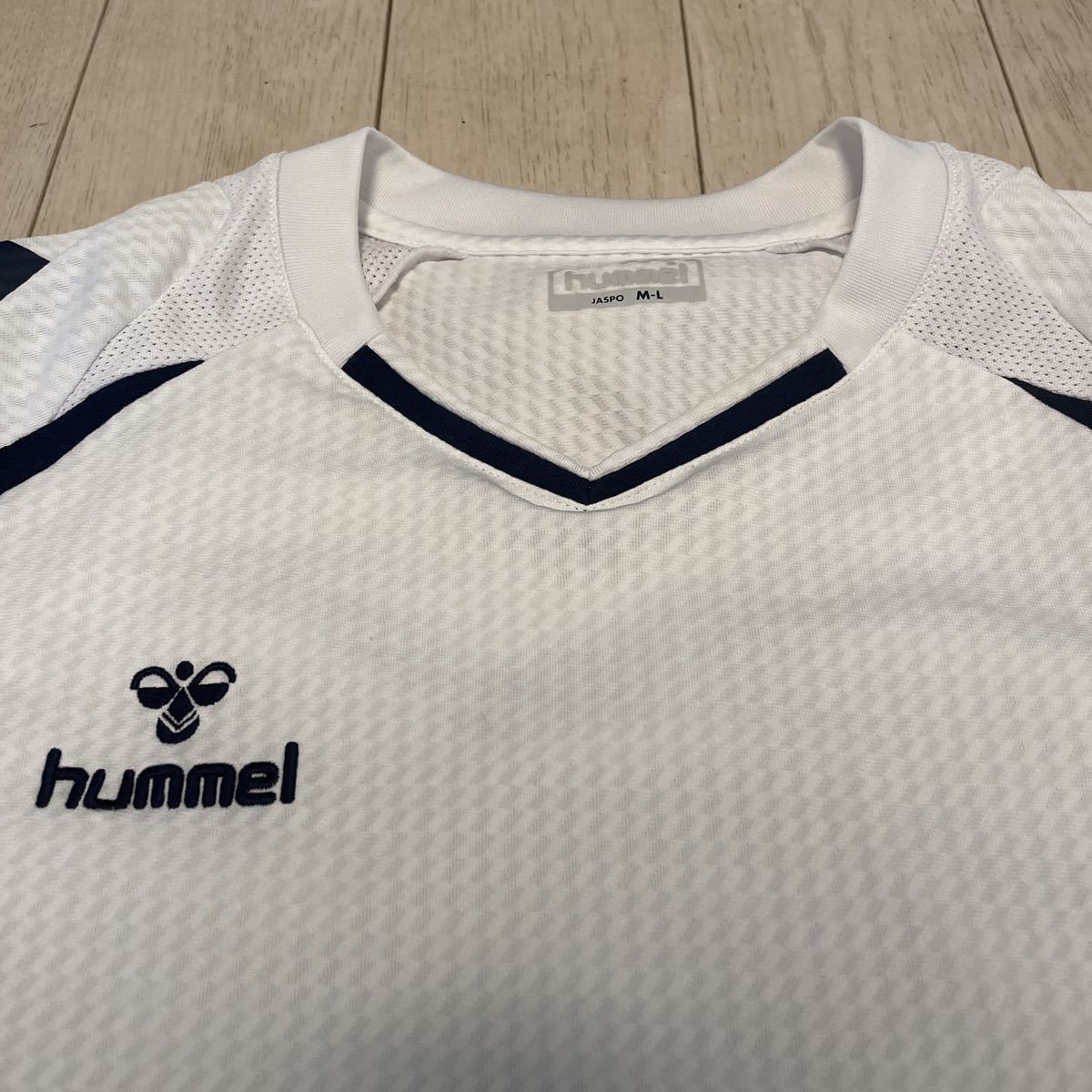 hummel ヒュンメル#19 ゲームシャツ サイズM-L_画像4