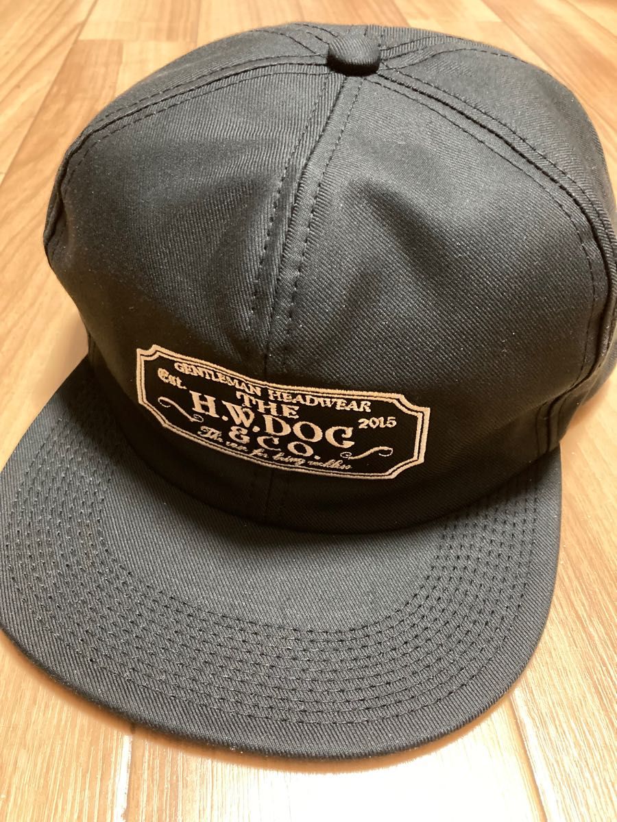 新作！即完売品 40サイズ THE H.W.DOG&CO. TRUCKER CAP/23ss ブラック