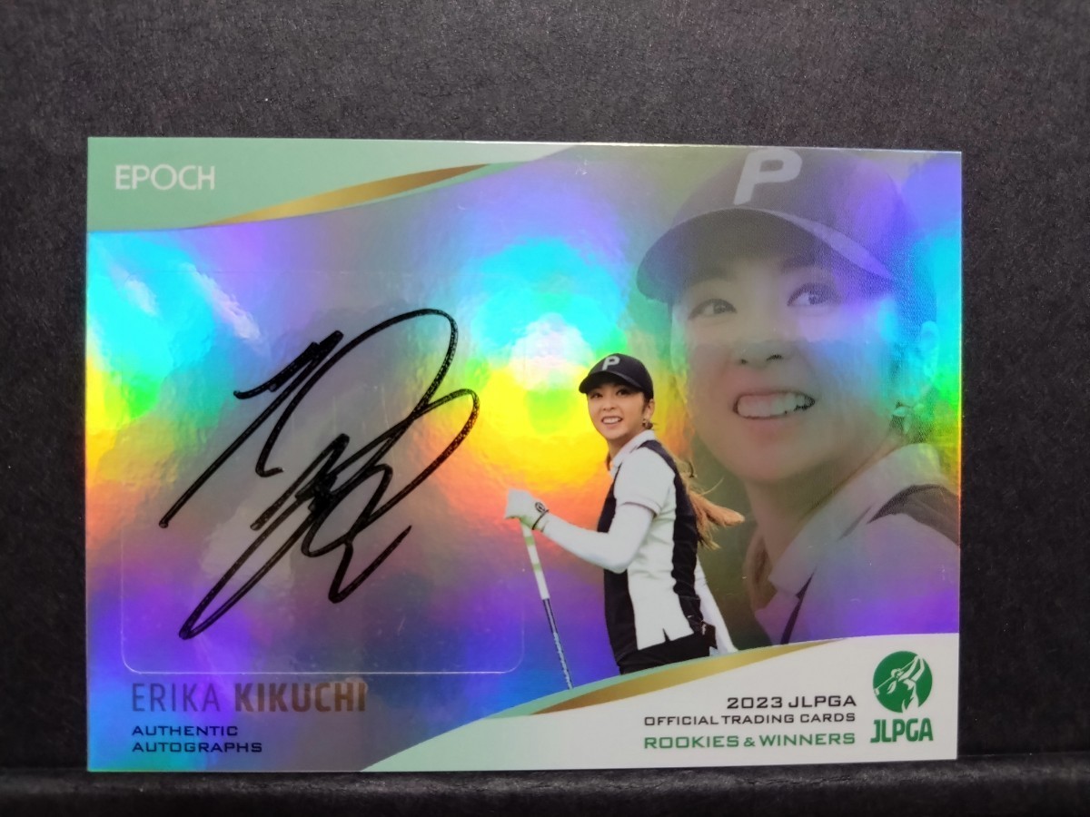 2023 エポック EPOCH JLPGA official ROOKIE＆WINNERS 女子ゴルフ 菊地