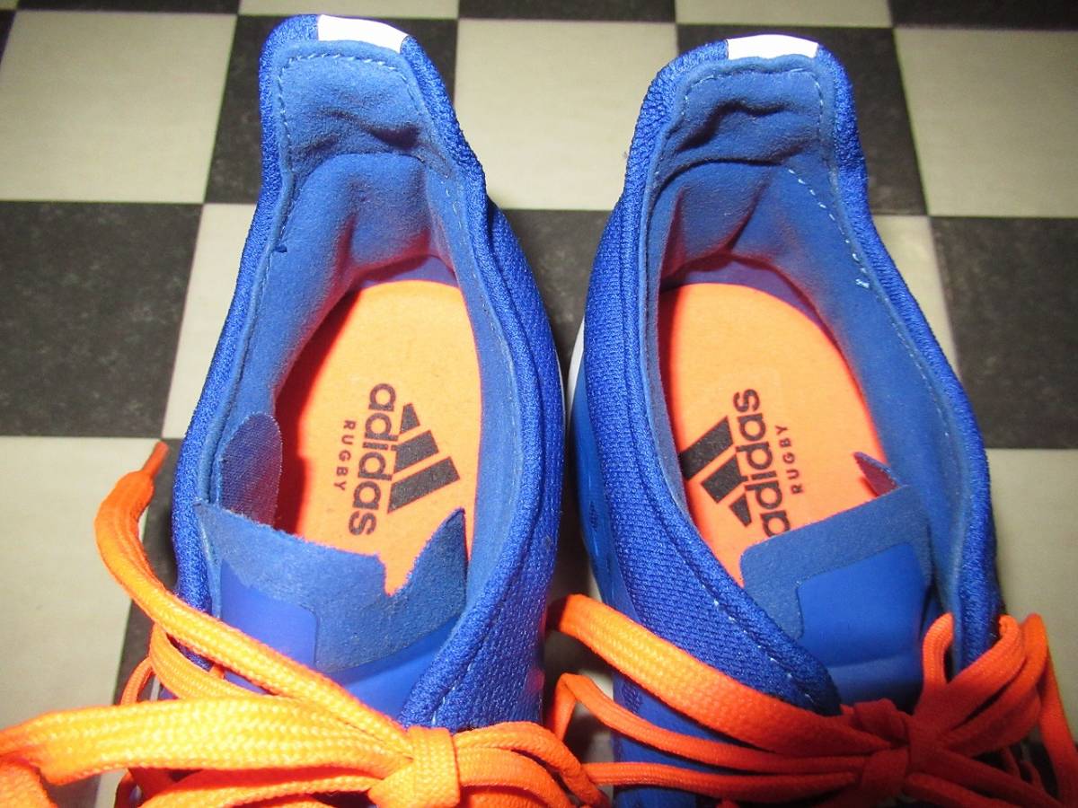 * Adidas * прекрасный товар Predator XP SG 24.5cm замена тип регби шиповки голубой × бег белый × солнечный orange 