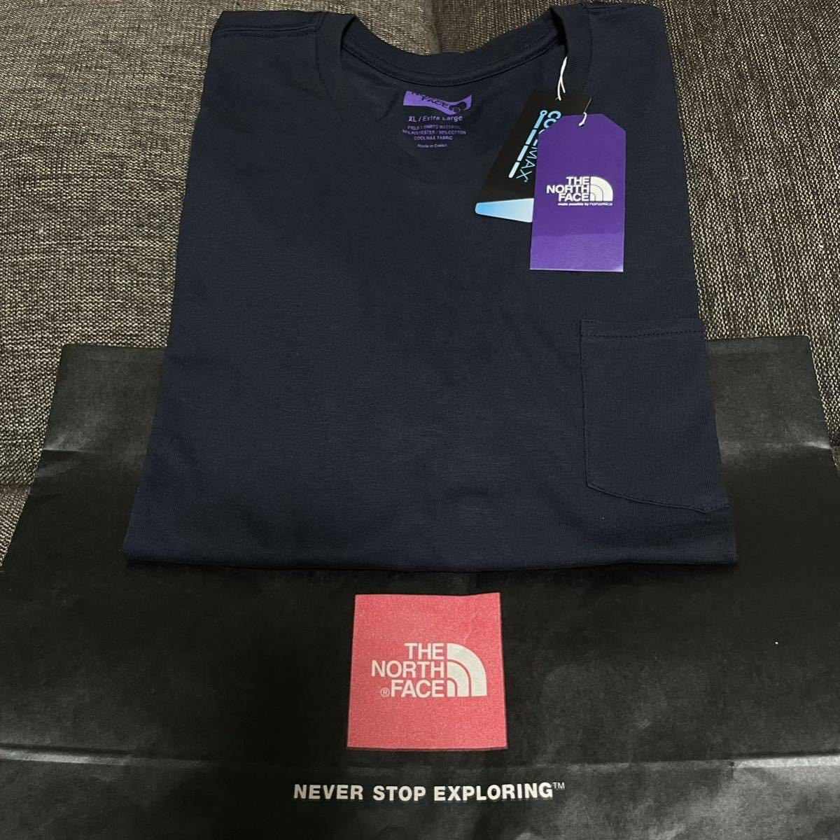 ノースフェイス パープルレーベル Tシャツ【XLサイズ】nanamica ノースフェイス パープルレーベル Tシャツ【XLサイズ】nanamica