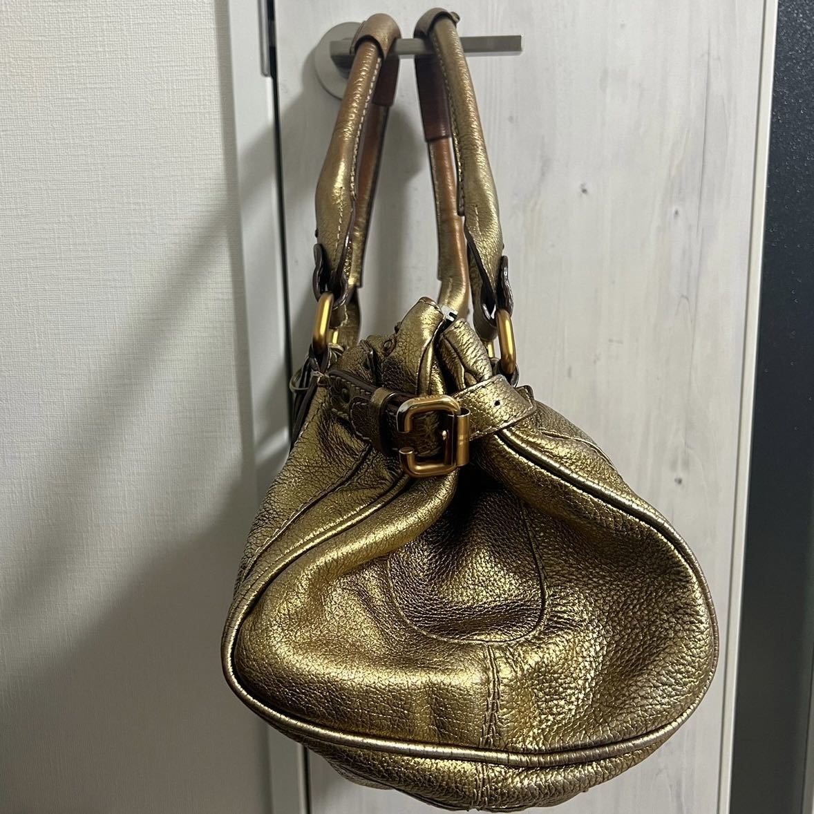 クロエ/Chloe パディントン ハンドバック チャーム付き 計20万円 送料
