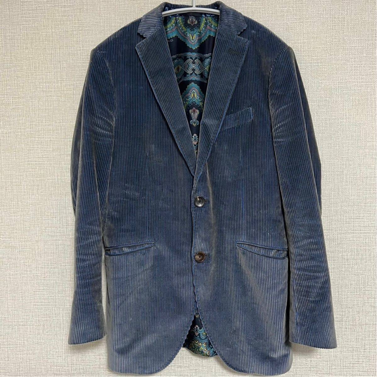 ほぼ未使用 エトロ/ETRO コーデュロイ ジャケパン セットアップ M 50万