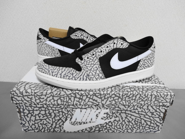 ☆国内正規☆新品☆NIKE AIR JORDAN 1 RETRO LOW OG Black Cement us11