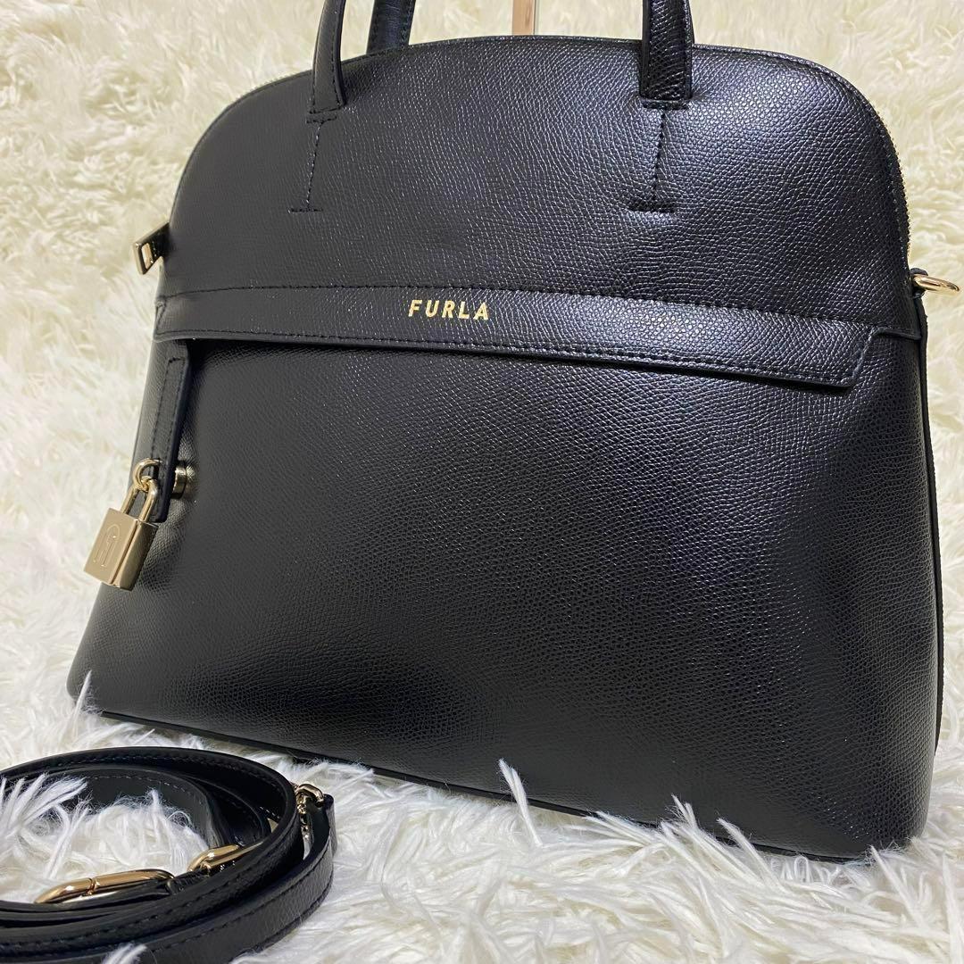 極 FURLA フルラ 新型 パイパー M 2way ハンドバッグ ショルダーバッグ