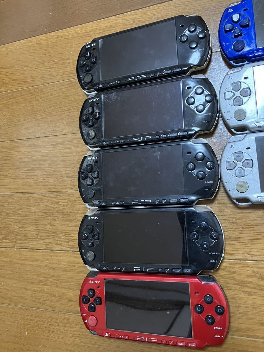 PSP本体 まとめて11台(PSP-3000 ×5 PSP-2000 ×3 PSP-1000 ×3