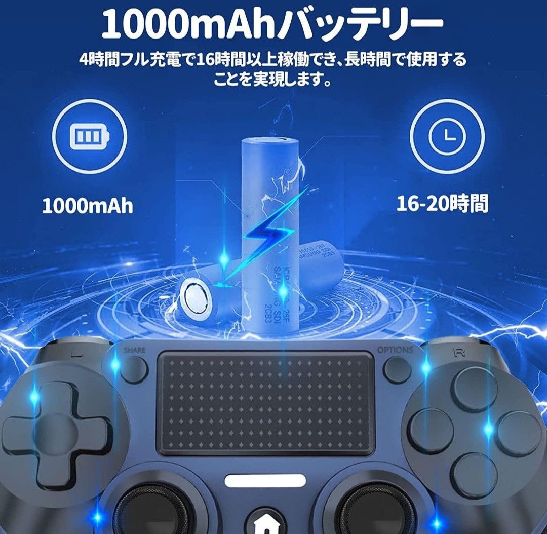 ★限定1点★コントローラー ワイヤレスコントローラー PS4 PS4コントローラー 互換機 背面ボタン付き ジャイロセンサー機能