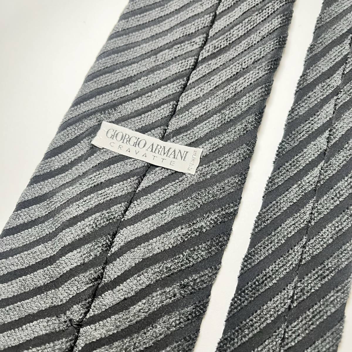 ジョルジオアルマーニ GIORGIO ARMANI ネクタイ シルク ブラック