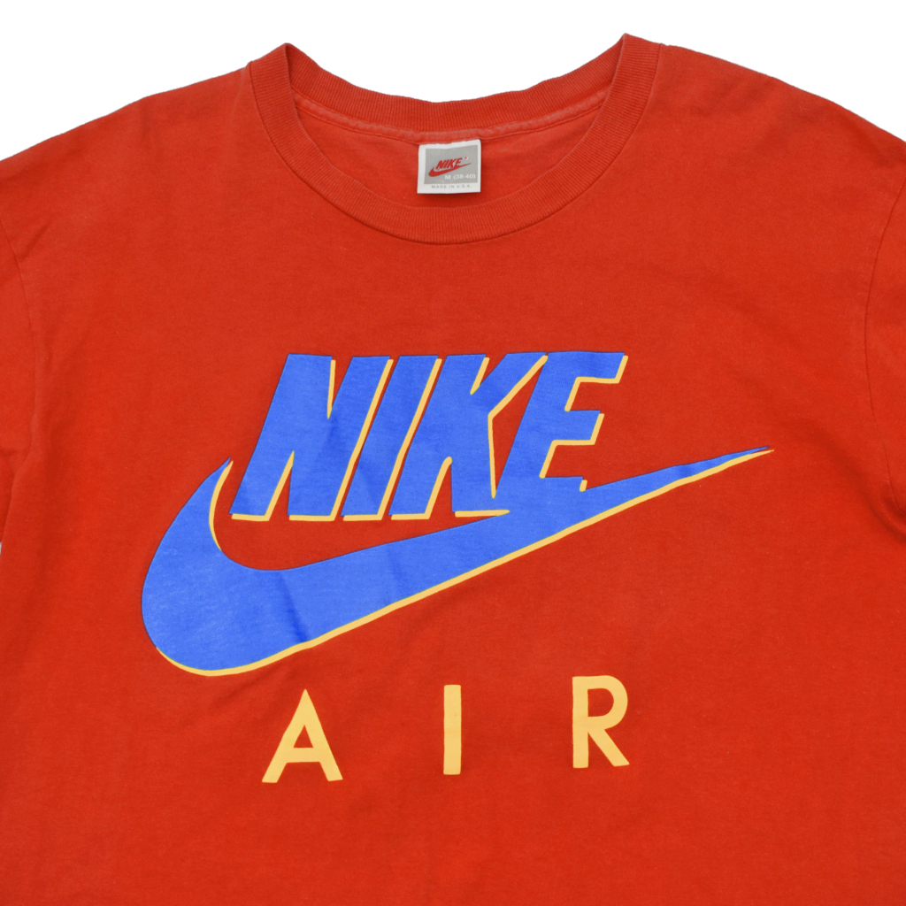 90s usa vintage NIKE ナイキ 銀タグ ロゴプリント Tシャツ usa製 size.M の画像1
