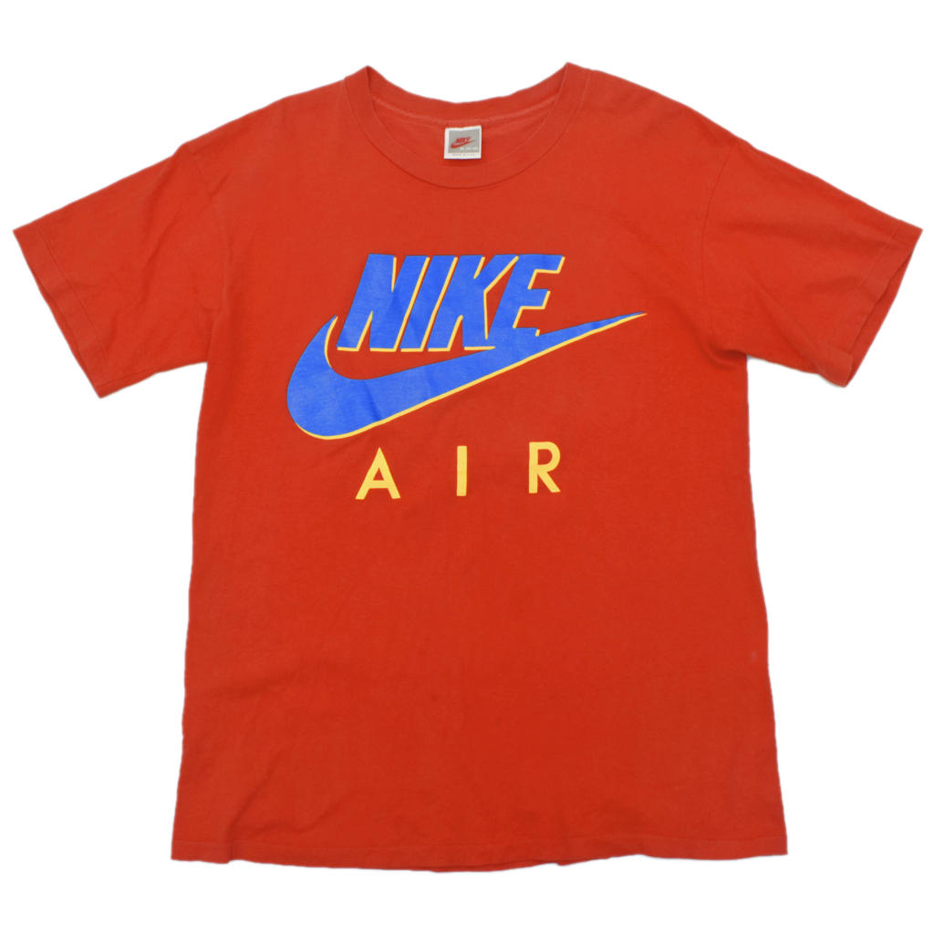 90s usa vintage NIKE ナイキ 銀タグ ロゴプリント Tシャツ usa製 size.M の画像2