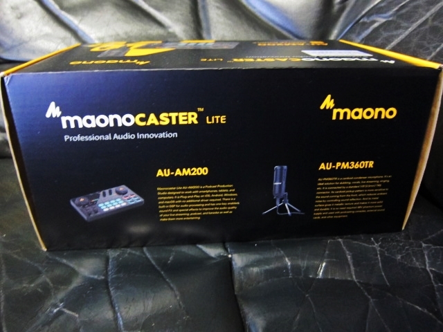  new goods unopened! manufacturer guarantee attaching!MAONOCASTER!AU-AM200-S1! portable audio mixer! Mike attached! battery installing!BlueTooth! prompt decision 