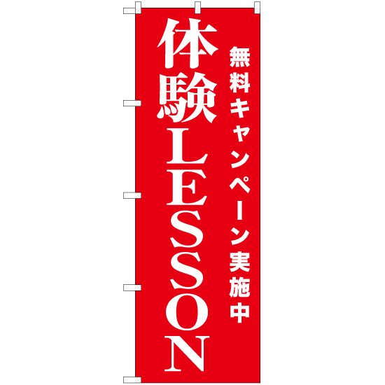 のぼり旗 体験LESSON AKB-1230_画像1