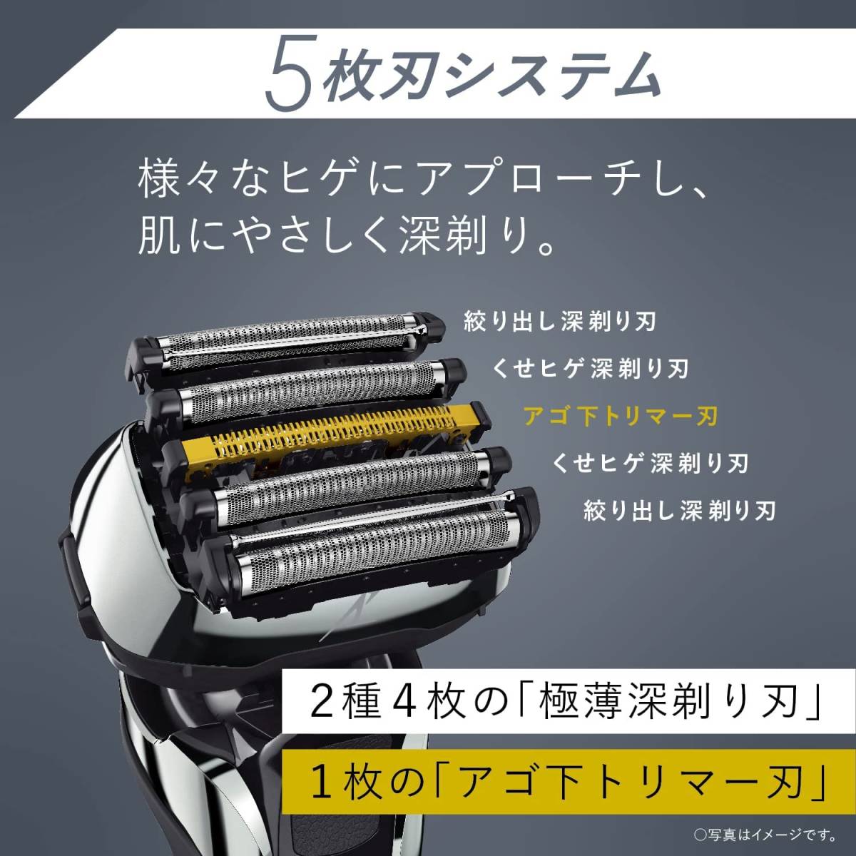 受注生産品】 パナソニック ラムダッシュPRO 5枚刃 青 ES-LV5V-A 