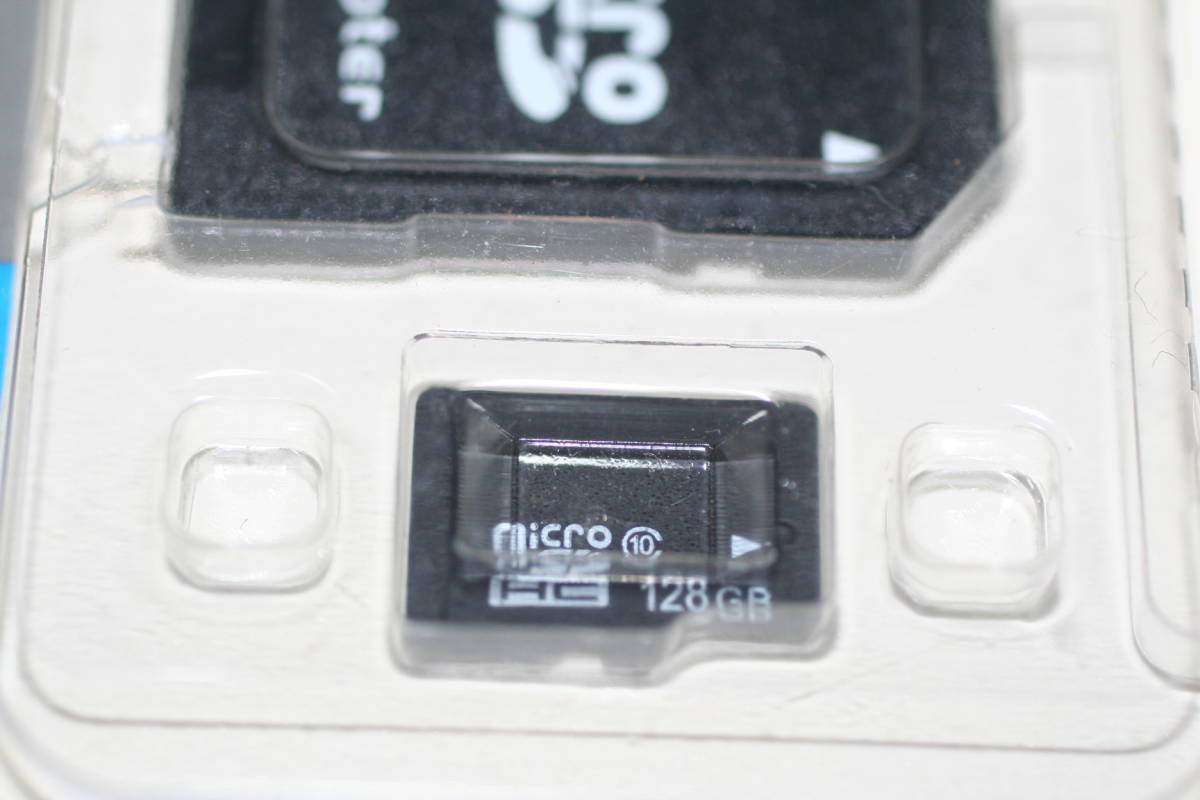未開封・未使用品 　　microSD HC 128GBメモリーカード　SDカードアダプター付き　_画像4