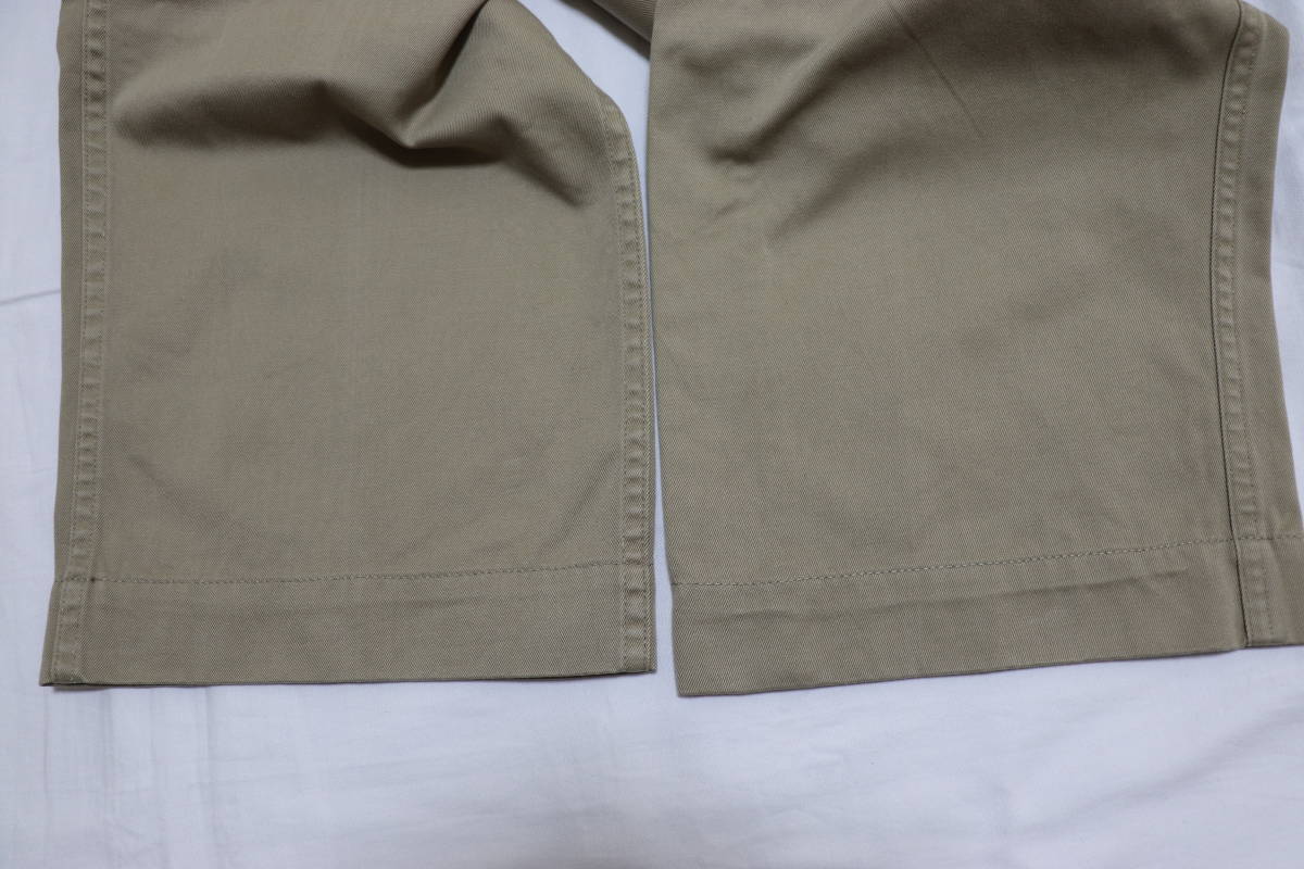 40s US ARMY 45Khaki チノパンツ ダブルステッチ M-45 実物 ビンテージ
