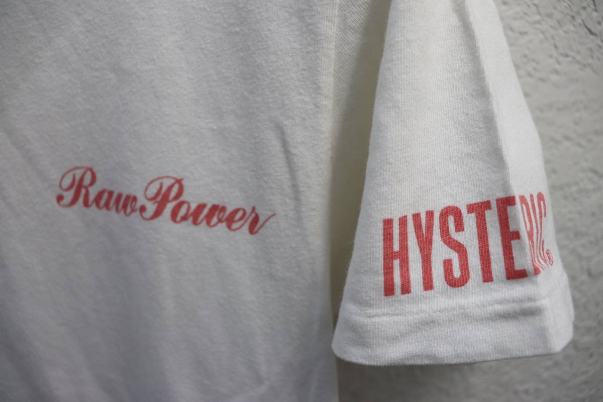 即決 1990年代 HYSTERIC GLAMOUR ヒステリックグラマー 90’s 両面プリント メッセージ＆ヒスガールプリント Tシャツ レディースFREE_画像7