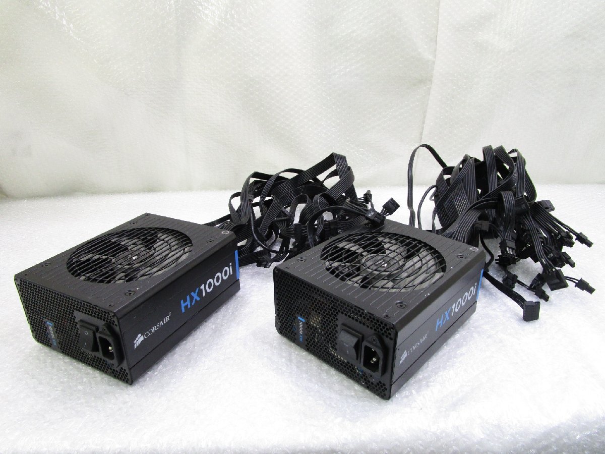 ☆CORSAIR コルセア HX1000i ATX電源ユニット 1000W 80PLUS 2個セット