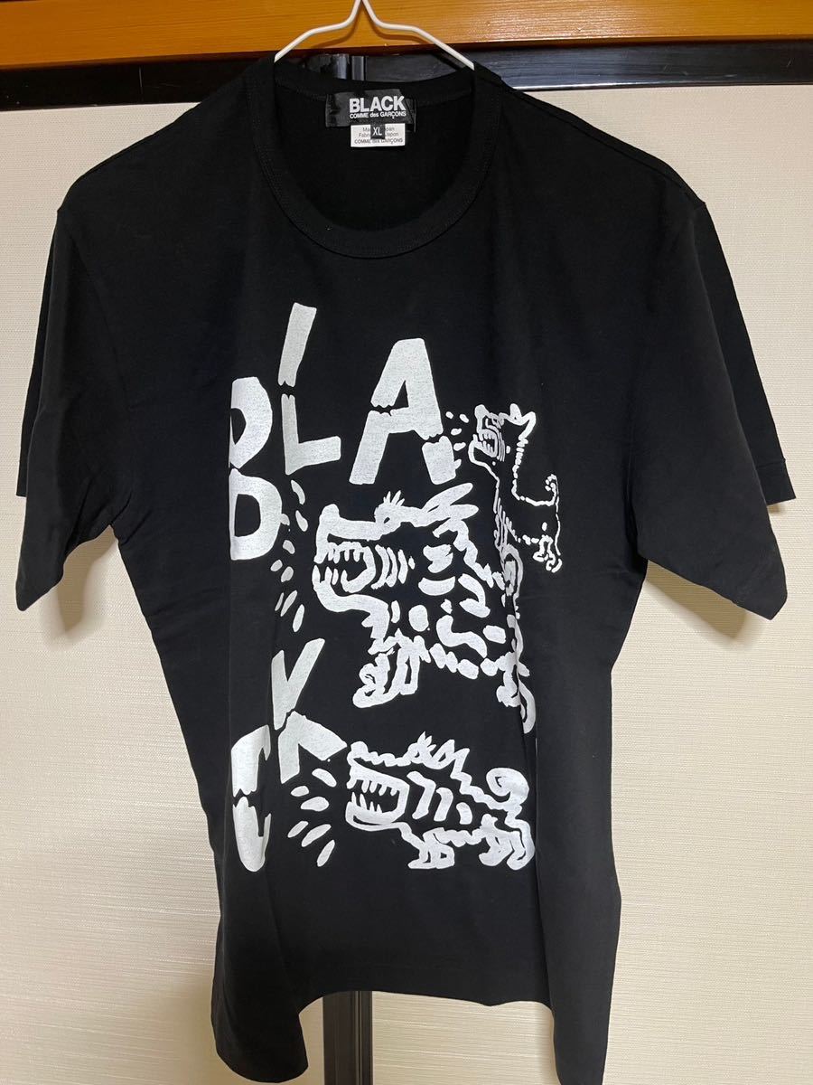 新品未使用‼️ブラックコムデギャルソンTシャツ