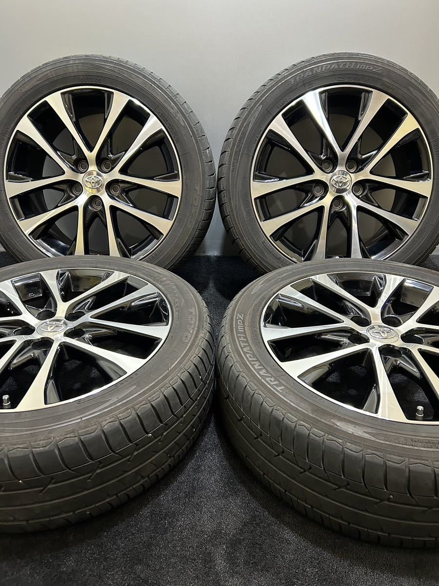 225/50R18 TOYO/TRANPATH mpZ 18年製 トヨタ 50 エスティマ 後期純正 18インチ 7J ＋51 114.3 5H 夏タイヤ 4本 C-HR (南7-C585)の画像1