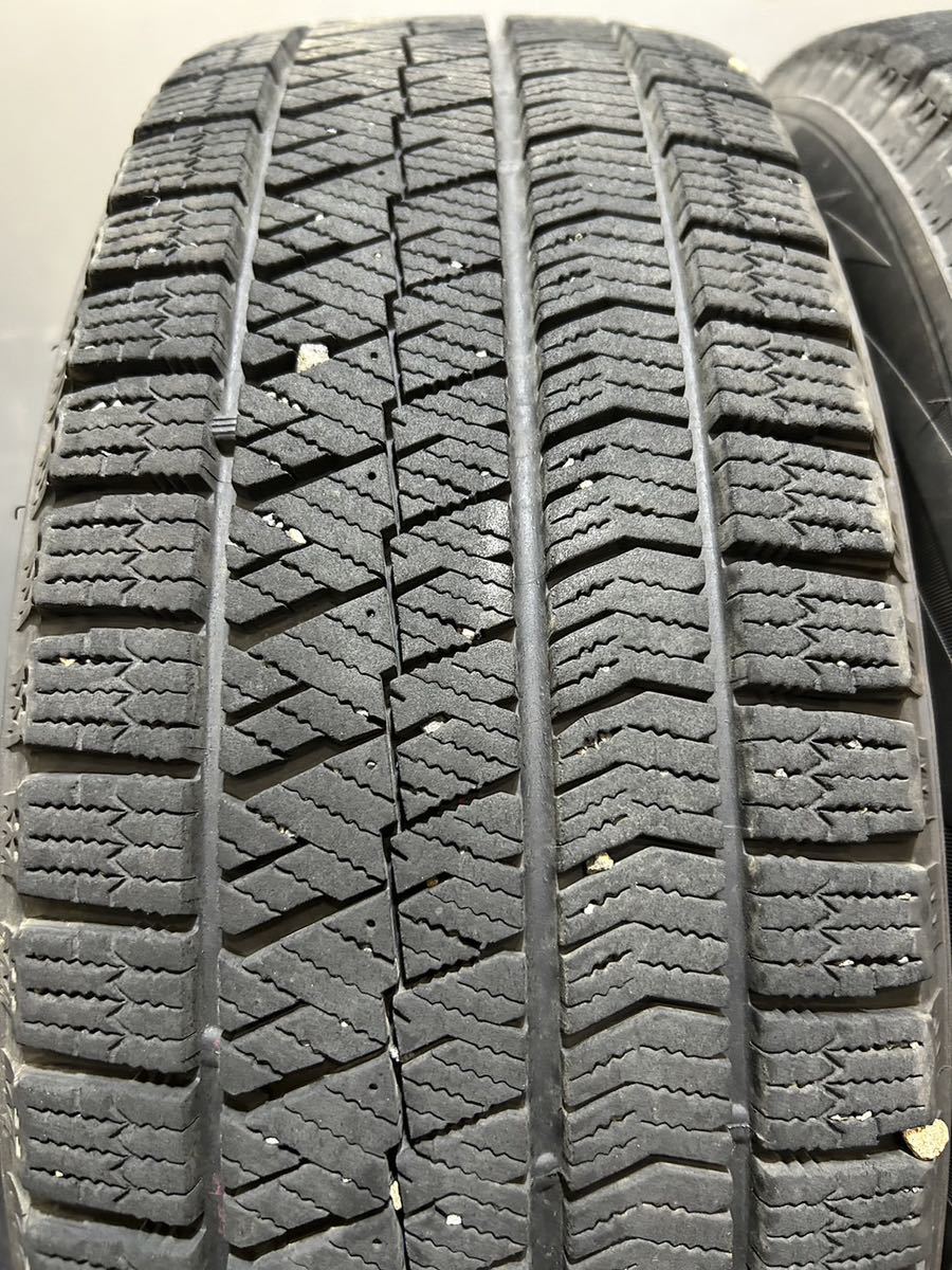 195/65R15 BRIDGESTONE/VRX2 18年製 AGA 15インチ 6J ＋47 112 5H スタッドレス 4本 ブリザック VW ゴルフ5 ゴルフ6 (1-C733)_画像8