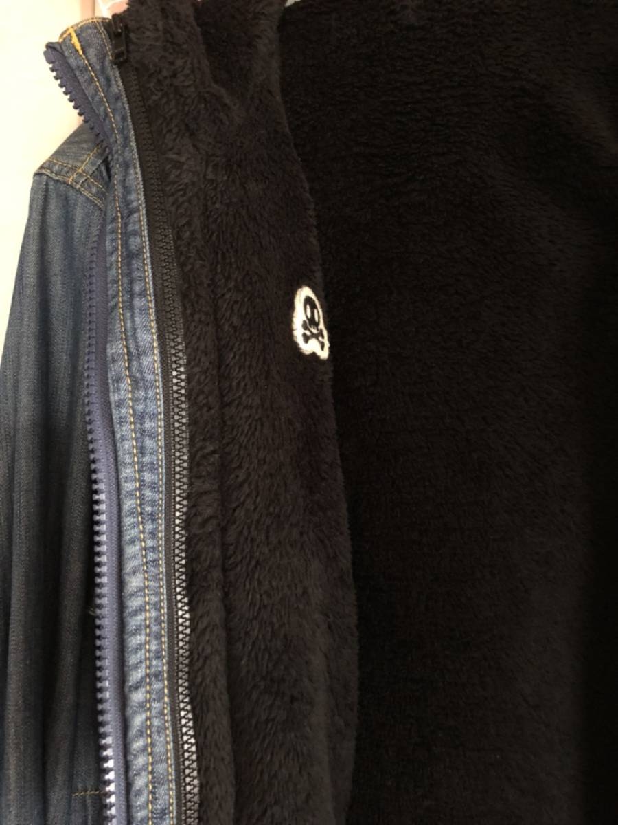 ゆったりデザイン■ デニム　デザインジャケットコート　ベスト取り外し可能　L〜LL相当　ウエスト調節可　20,680円　綿100％　コットン　_画像4