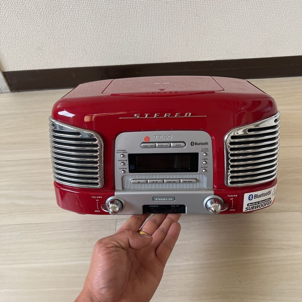 TEAC BLUETOOTH CD RADIO Bluetooth スピーカシステム SL-D930