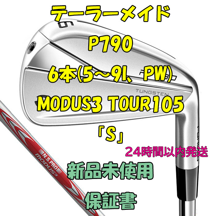テーラーメイド P790 アイアン6本(5~9I、PW) N.S.PRO MODUS3 TOUR105