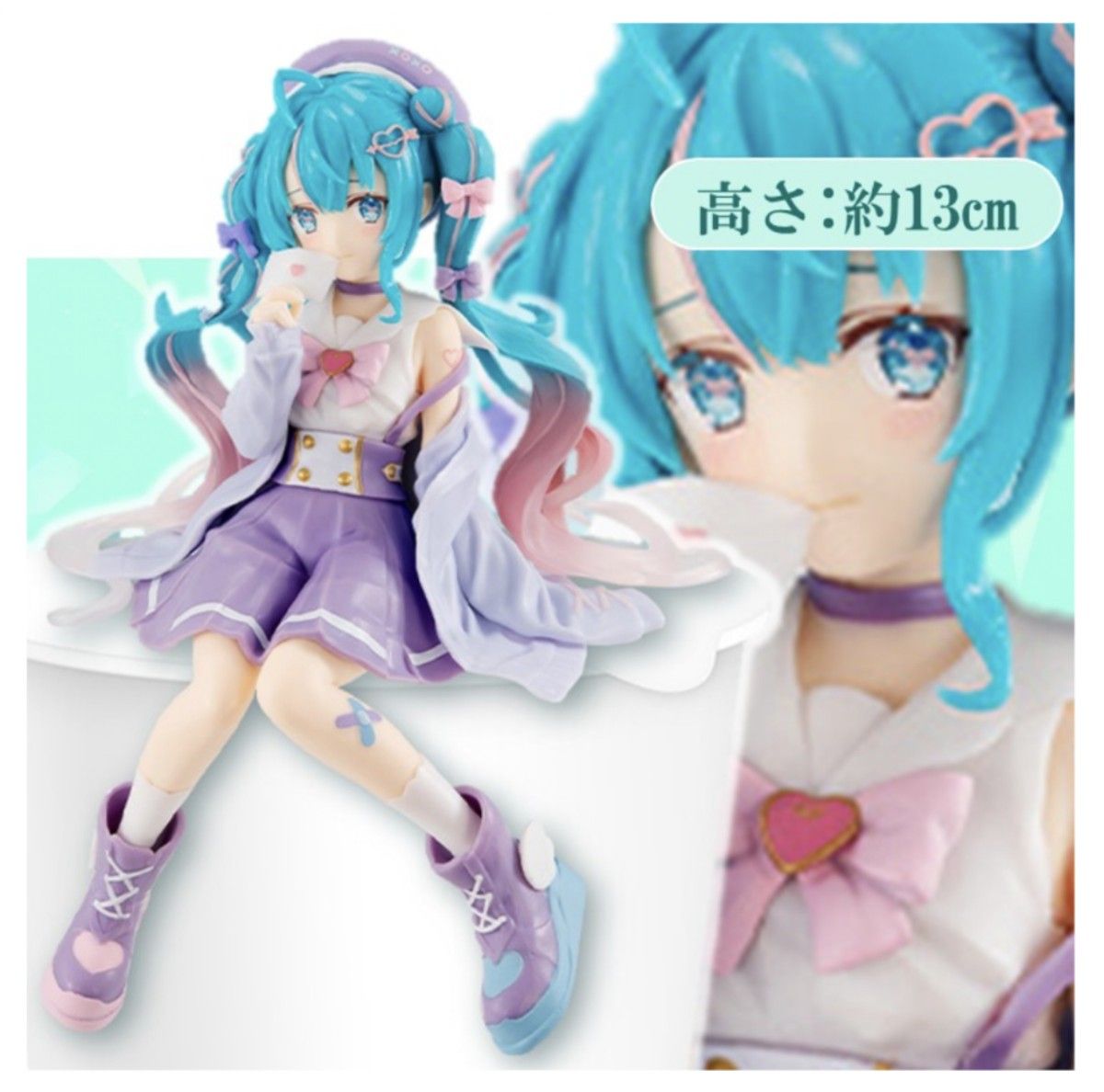 初音ミク ぬーどるストッパーフィギュアー恋するセーラー服 パープルver.