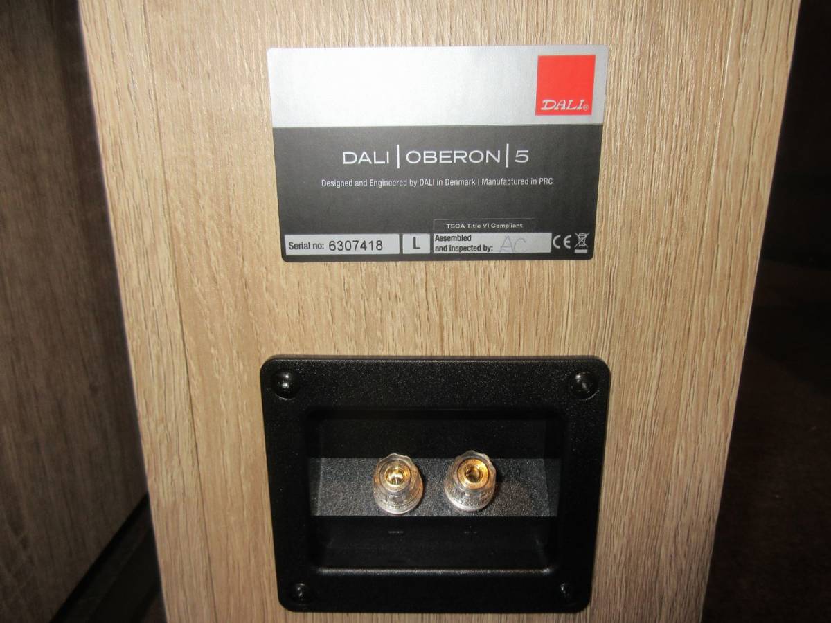 スピーカー DALI OBERON5 ライトオークペア 保証付