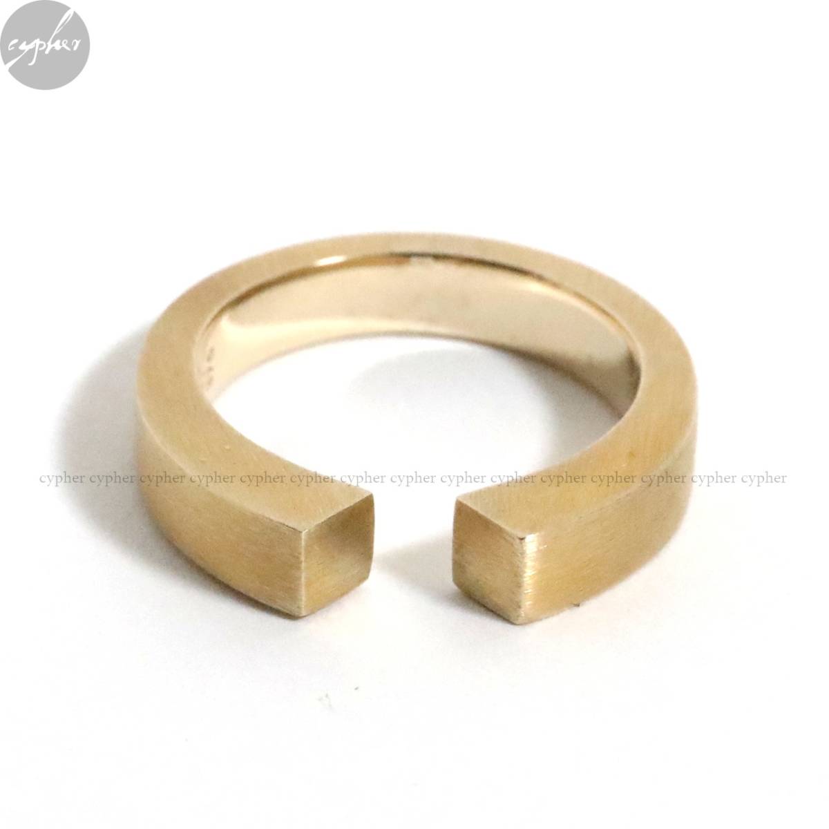 54 14号 新品 TOM WOOD 9K Split Ring Gold トムウッド TOMWOOD