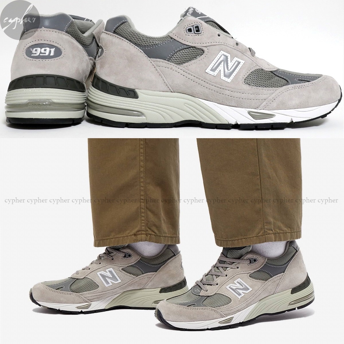 UK7 26cm 新品 英国製 NEW BALANCE W991GL グレー ニューバランス W991