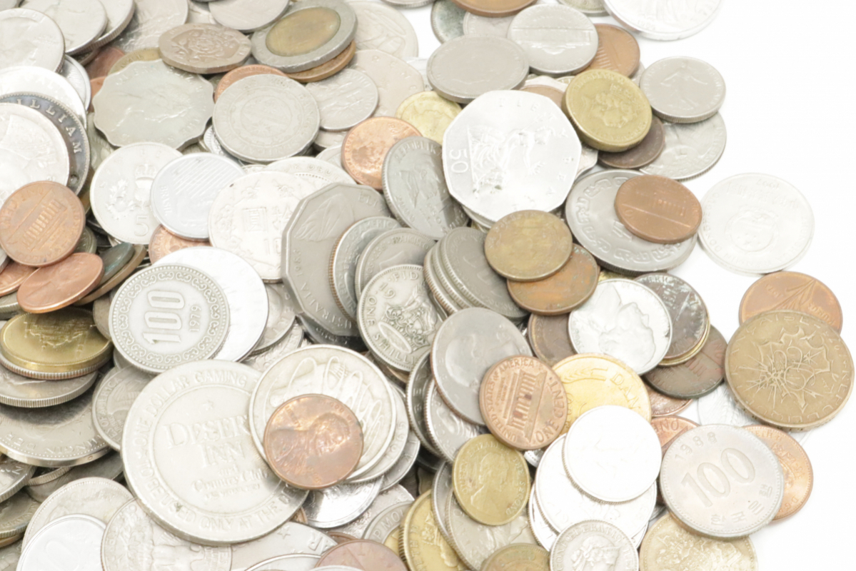 ト長】外国コイン 紙幣 大量 まとめ売り 外国銭 硬貨 貨幣 アメリカ