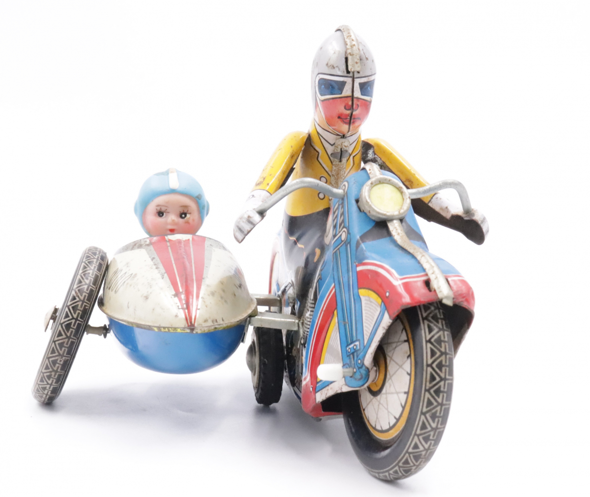 ブリキのおもちゃ サイドカー付きバイク セールの通販 おもちゃ・ホビー・グッズ
