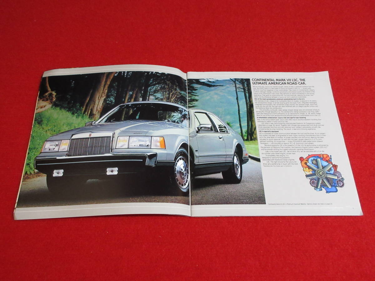 ☆ FORD LINCOLN 1984 昭和59 カタログ ☆の画像2