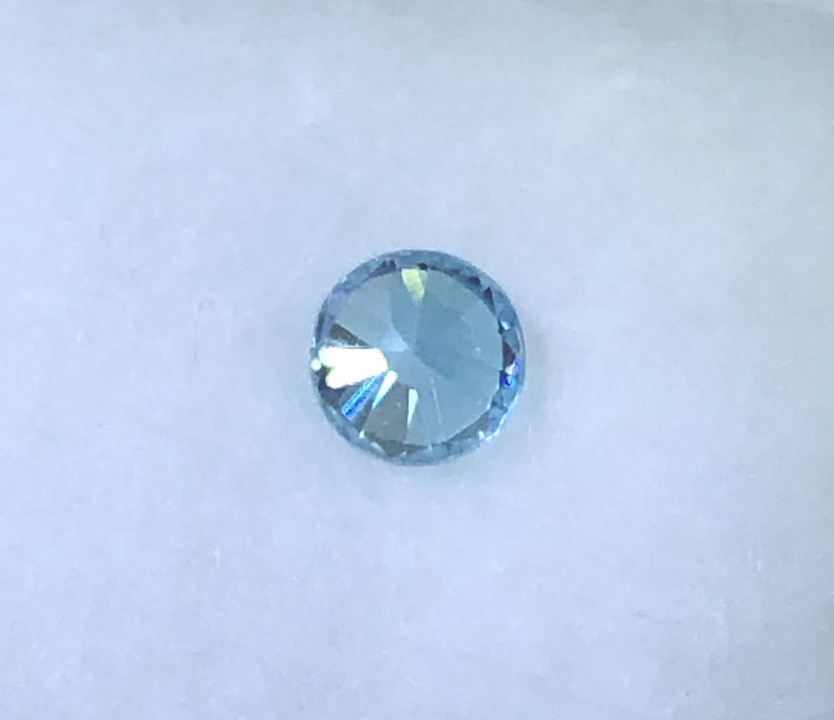 [60 times magnifier clean ] natural blue zircon 0.365ct