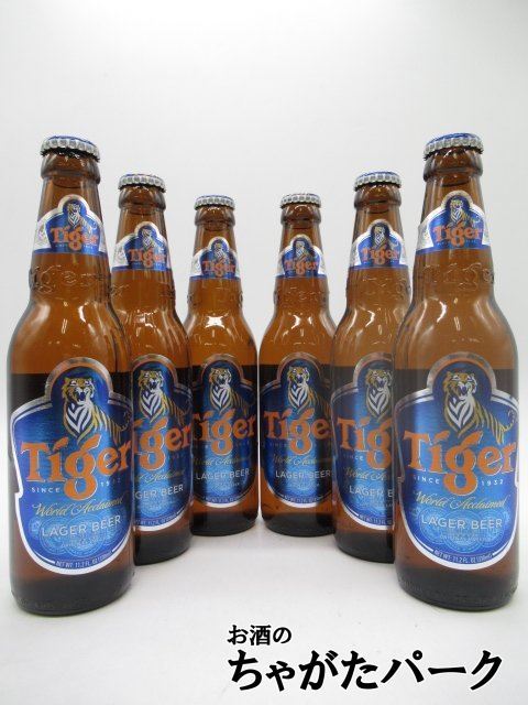  Tiger Rugger beer ( Singapore ) bin beer 330ml×6 pcs set 