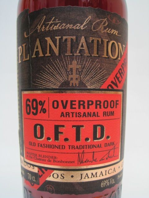  plan te-shon over proof O.F.T.D 69 times 700ml