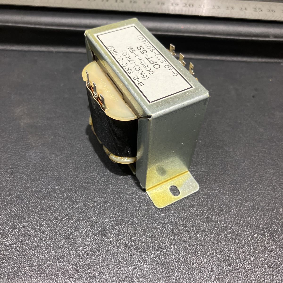 真空管シングル用出力トランス OPT-5S 取扱説明書 専用箱