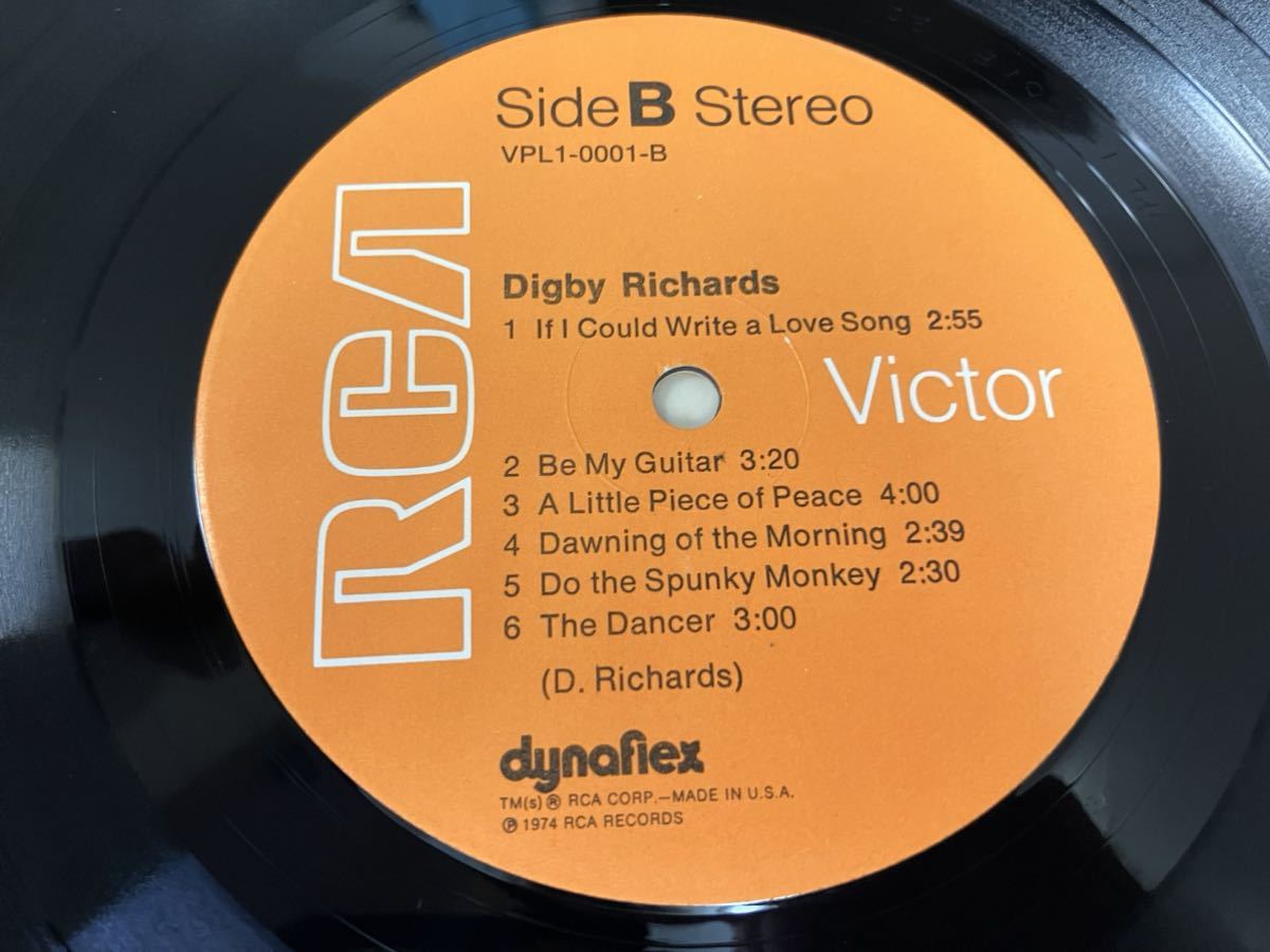 Digby Richards★中古LP/USオリジナル盤「ディグビー・リチャーズ」カット盤_画像4