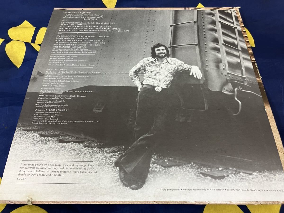 Digby Richards★中古LP/USオリジナル盤「ディグビー・リチャーズ」カット盤_画像2