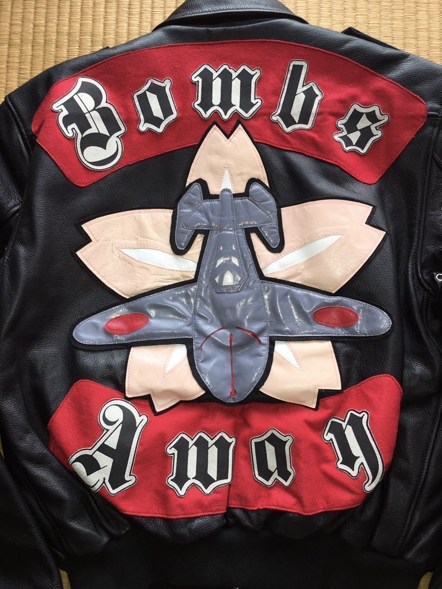 ラロッカ ジョンソンズ フライング Bombs Away 復刻版 Mサイズ &日の丸漢字長財布 セット