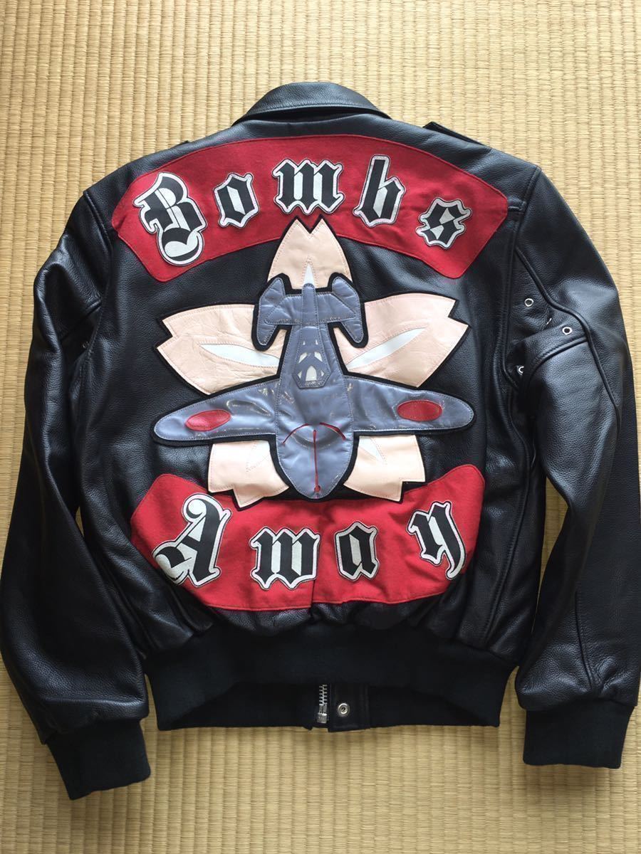 ラロッカ ジョンソンズ フライング Bombs Away 復刻版 Mサイズ &日の丸漢字長財布 セット