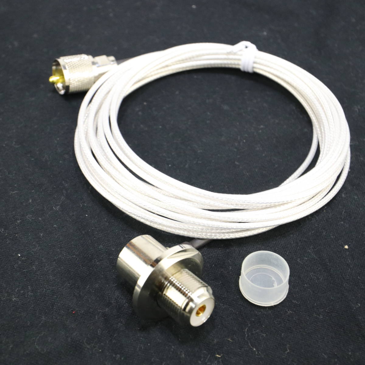 アンテナ設置/ケーブル延長用 MJL-MP接栓付 SC316(1 5D-2V相当) 同軸ケーブル5m コネクタ脱着可能 M接栓 Mコネクタ 単品|PayPayフリマ アンテナ設置・延長用 MJL-M-P接栓付RG316 同軸ケーブル5m