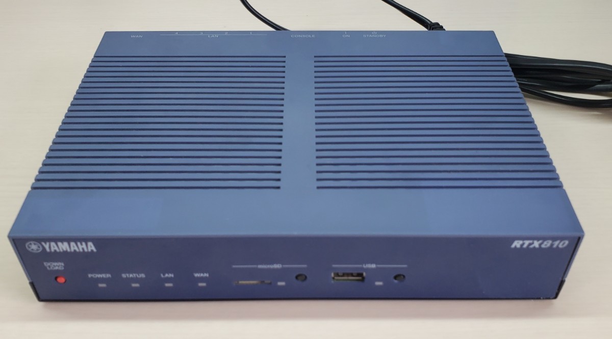 美品)YAMAHA/ヤマハギガアクセス VPNルーター RTX810 初期化済(在庫は9