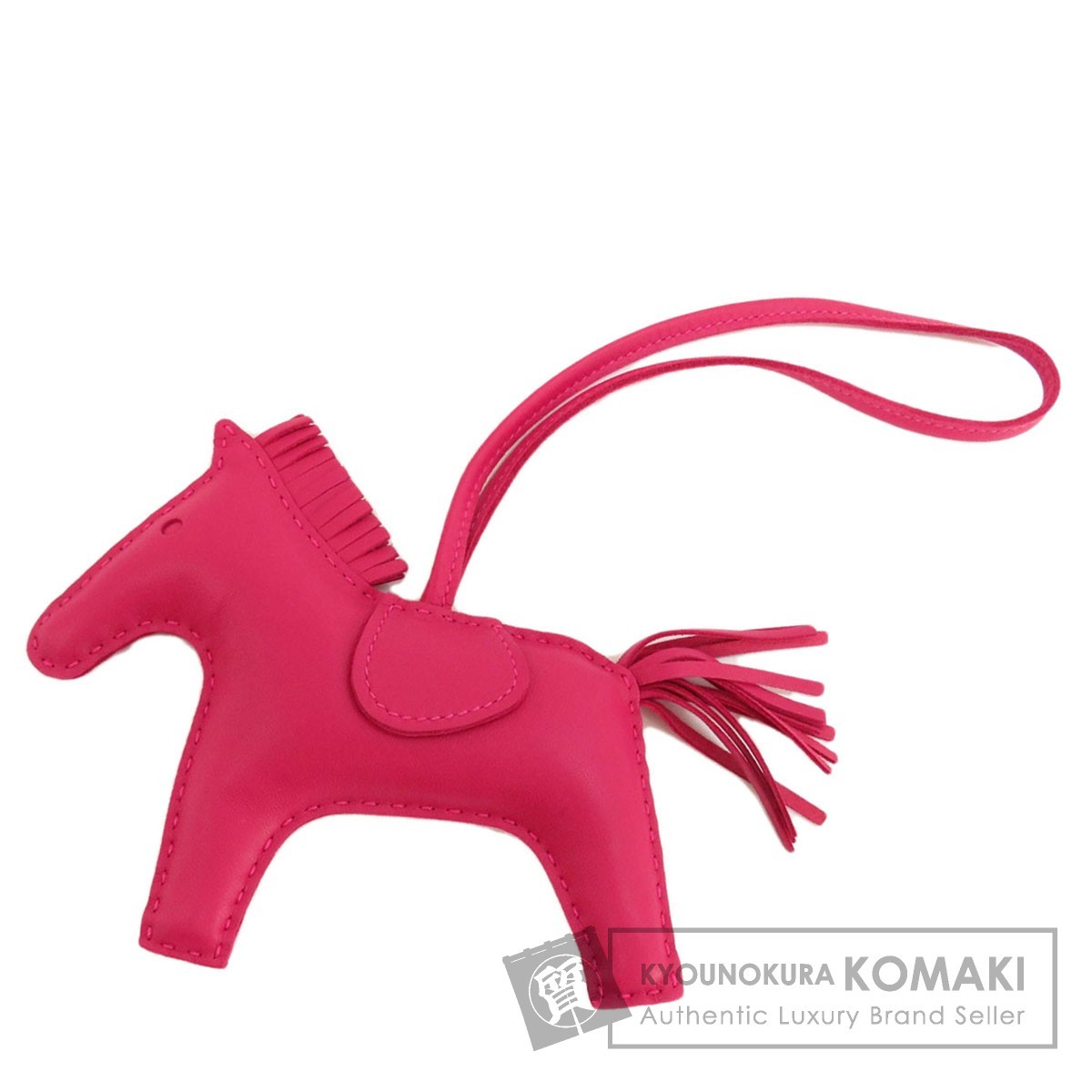 100%正規品 ロデオMM バッグチャーム エルメス HERMES ローズメキシコ