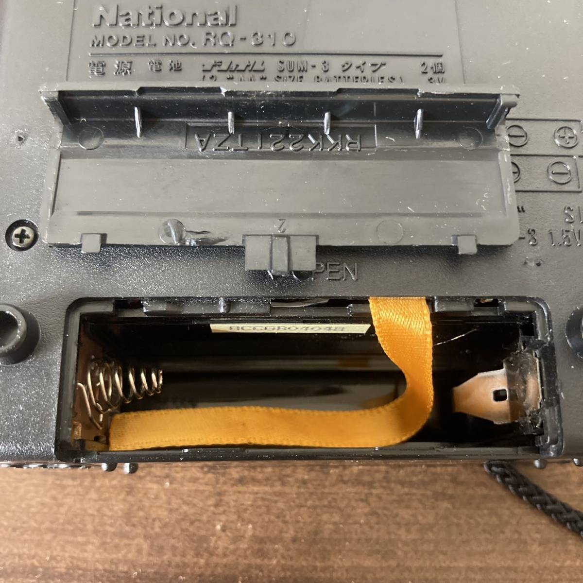 未使用? レア ナショナル ミニカセットレコーダー RQ-310 未使用? レア ナショナル ミニカセットレコーダー RQ-310