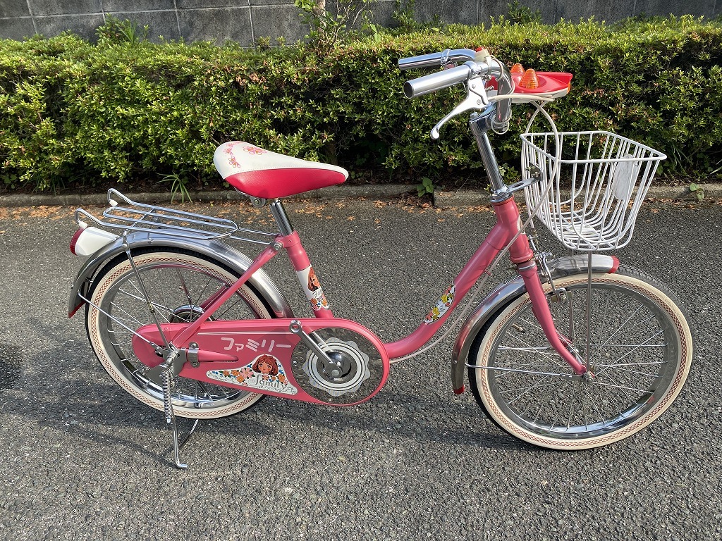  Showa Retro BABY CAR child car 18 type Family pink series dead stock 