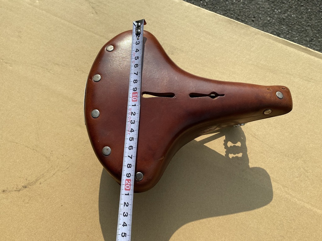 昭和レトロ 革サドル オツダ ナポリ 乙田 昔の自転車部品 長期